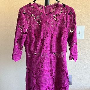 Lulus Magenta Midi dress. Originally from Nordstrom.